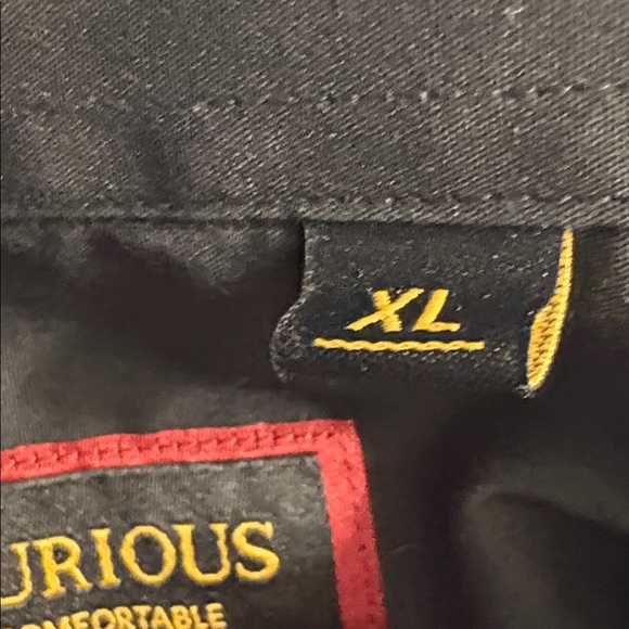 Classic Black Button Down Shirt XL long sleeve - Picture 3 of 3